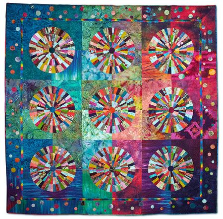 3rd Prize - Pieced (Hand Quilted, Bed Size) and Best Use of Color