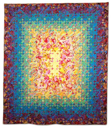 1st Prize - Pieced, Professionally Quilted, Bed Size and Judge's Choice (Sandra Dorrbecker)