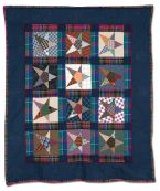 135: Plaid and Stars by Judy Isaacs 