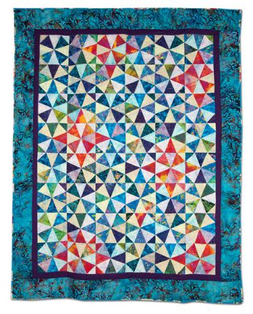 147: Kaleidoscope in Batiks by Karen Monath 