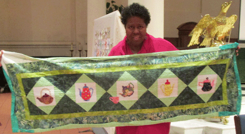 Anjean Carter-You Need More Teapots-Table Runner