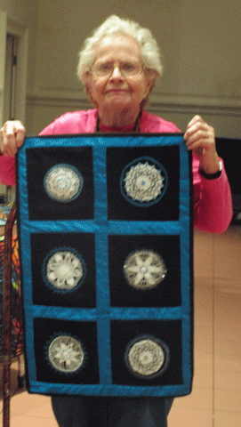 Marilyn Lutzker-Doilies found at flea market in Viena