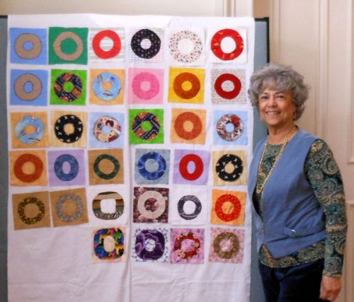 Mary Ellen Calamese, winner of the Donut Hole Blocks