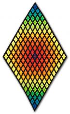 208: Hexagons or Diamonds by Betty Chen