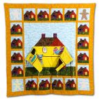 324: Twin House Quilt by Renee Fields