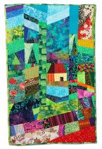 328: House in a Patchwork Garden by Judith Hoffman Corwin