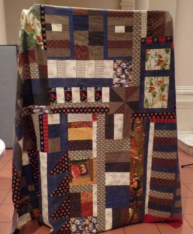 Irene Silver - Improvised Flannel Quilt