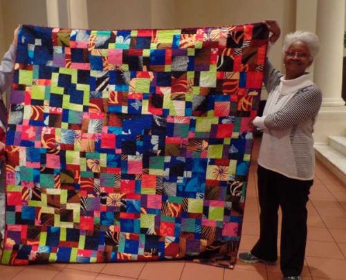 Margaret Simmons St. Kitt 9 Patch Quilt