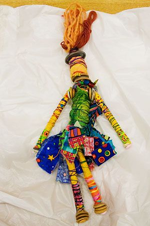 Fabric Bead Doll