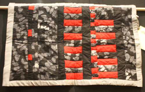 Betty Robertson -"Red Organ Keys" (Rookie Quilts)