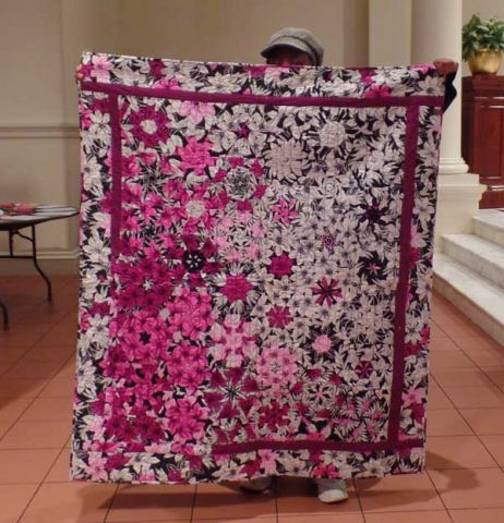 Wendy - Purple Floral Quilt