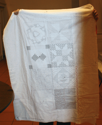 Anna Foss-Machine Quilting-Class Practice Piece