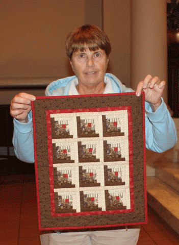 Betty Belford-Log Cabin Miniature