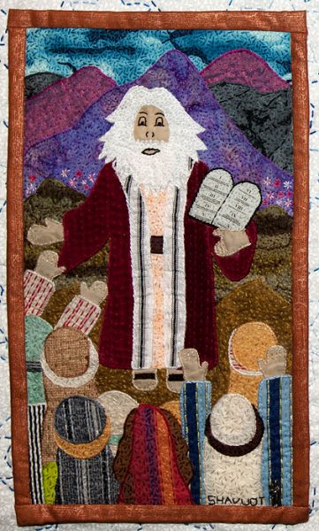 Shavuot - Detail from Traditions by Roz Manor