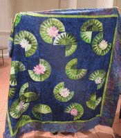 Mary Cargill-Water Lilies-Made in a class with Linda Hahn