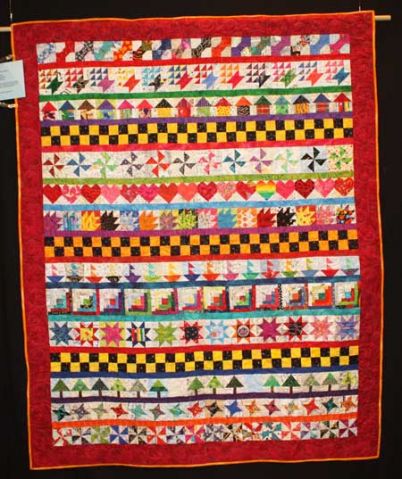 Diane Rode Schneck - "Bitty Blocks Sampler" (Large Pieced)