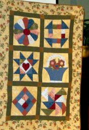 Lisa Kehrle-Her First Quilt-Class sampler