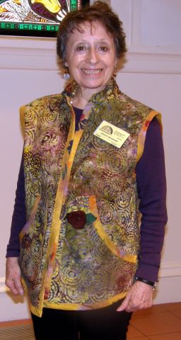 Peggy McGeary-Vest in Batiks from India