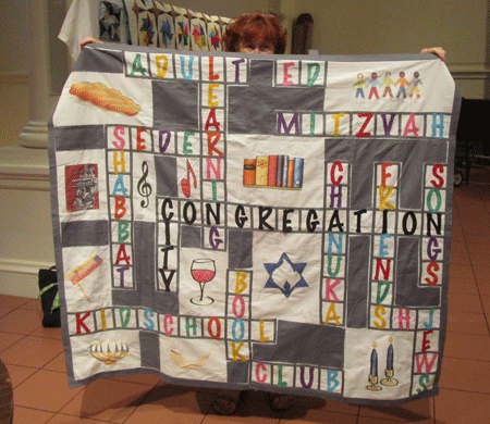 Renee Fields - Crossword Puzzle Banner/Quilt Top