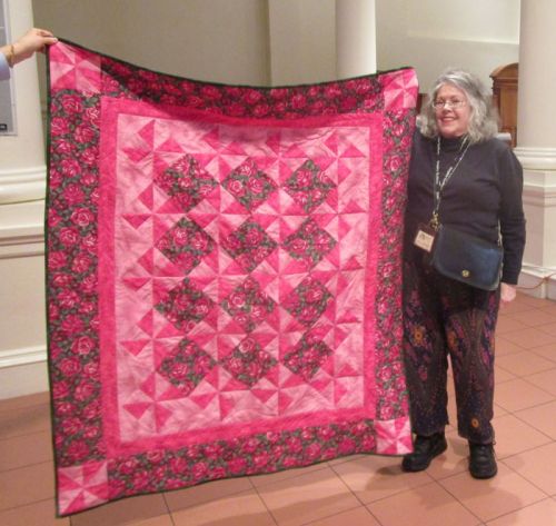 Joan Hellman - Pink Pinwheel Quilt