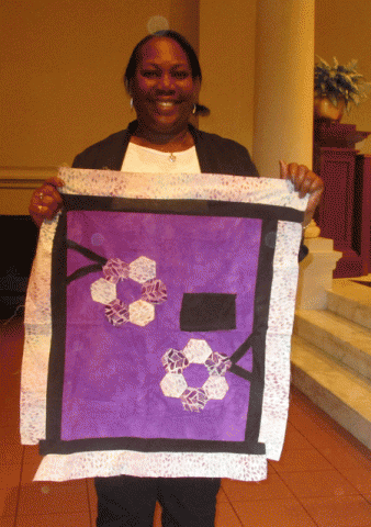 Patricia L. Jones - Wall Hanging in Progress (1st Work)