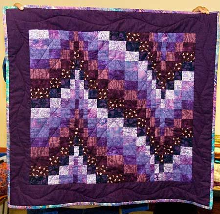 Purple Bargello