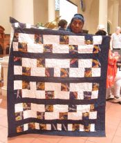 Ruby Batson - Blue and White Quilt