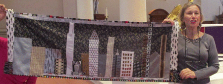 Reggie Sonsino - NY Cityscape Wall Hanging