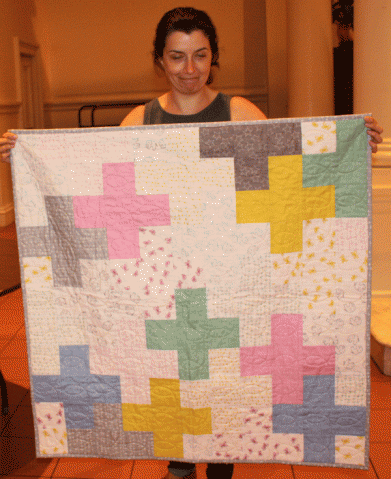 Ivete Tecedor-Plus Baby Quilt-From book by Lotta Jansdotter Stella