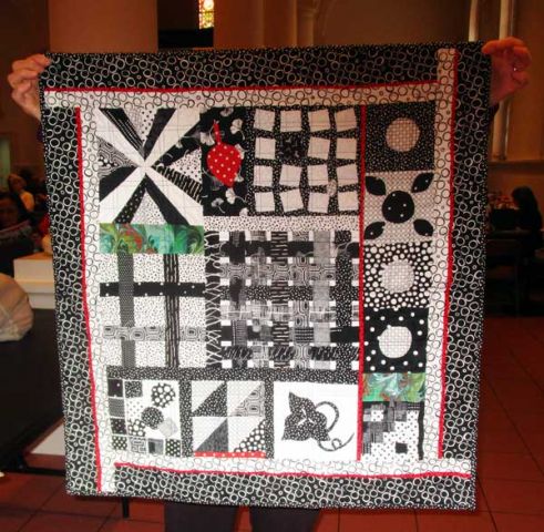 Valerie Turer - Quilt - "Black and White Studies"