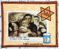 Yom Hashoah - Detail from Traditions by Roz Manor