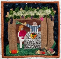 Sukkot - Detail from Traditions by Roz Manor