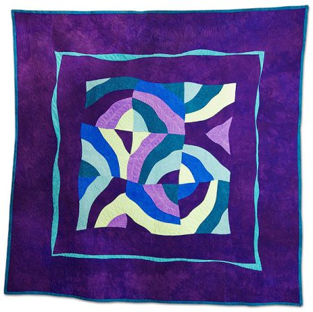 132: Purple Swirl by Debra Levin