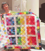 Clair Surovell-Charity Brights Baby Quilt