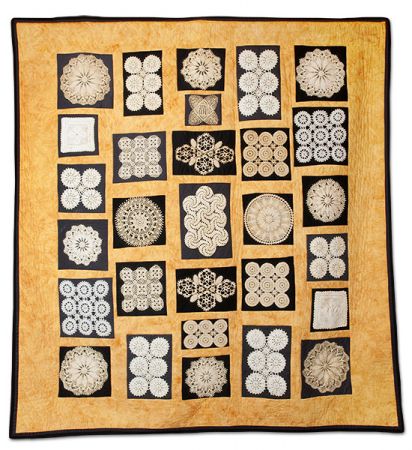201: #5 - 3rd Generation Doily Quilt by Mindy Wexler-Marks