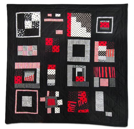 336: Red, Black and White Series #7: The Sampler by Wendy Higginbotham