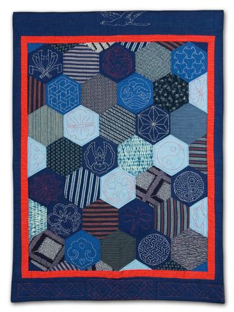 340: Hexagonal Quilt for Jason by Susan Knaster