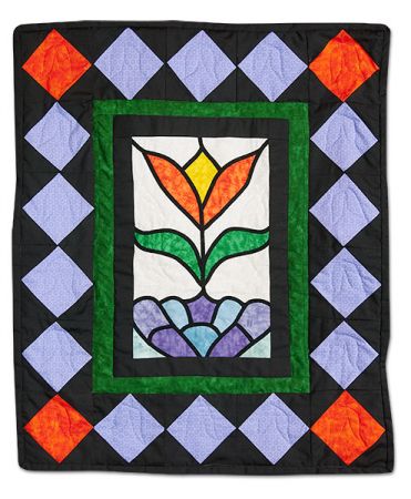 367: My Stained Glass Flower by Gloria Jean Johnson