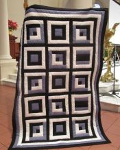 Tina Barth - Black and White Graphic Quilt