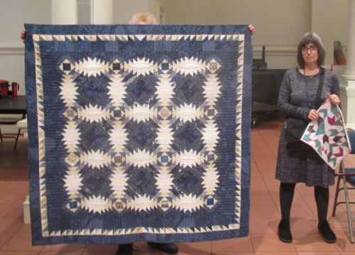 Betsy Vinegrad - Blue and White Quilt
