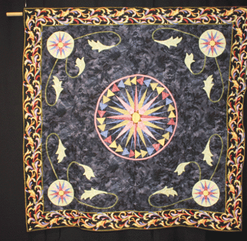 Mary Cargill - Jacobean Compass (Large Pieced Quilts)