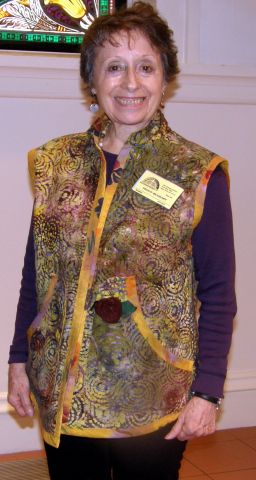 Peggy McGeary-Vest in Batiks from India