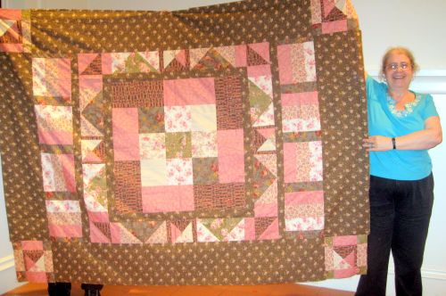Karen Sternberg-Charity Quilt-Romantic Florals, Old and New