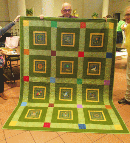 Larry Gifford - Twelve Tribes of Israel Quilt