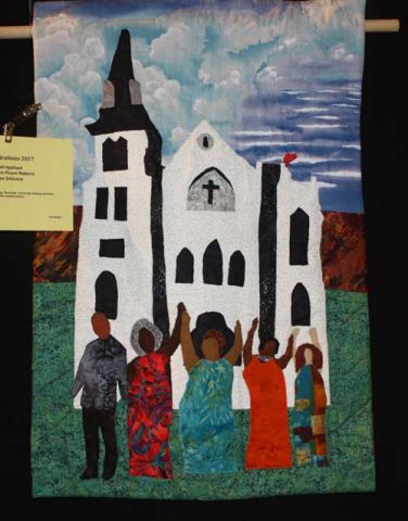Jacqueline Johnson "Blessed Are The Peacemakers" - Small Applique Quilts