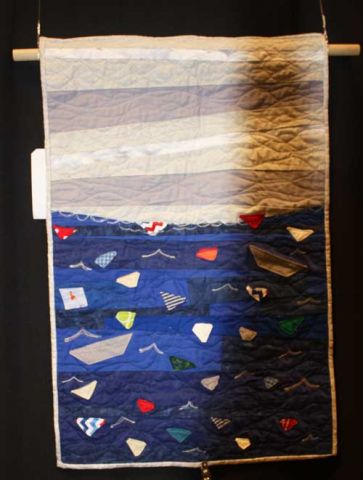 Krisztina Johnson - "Dunkirk" - Art Quilts