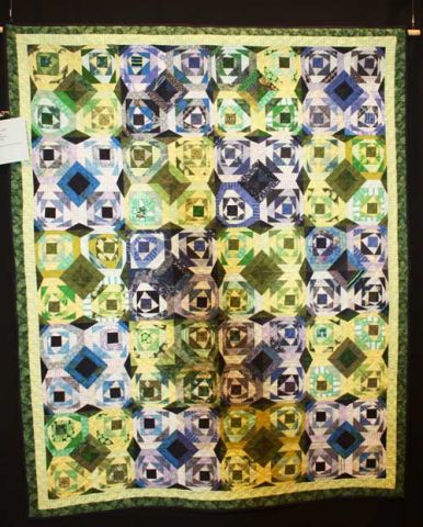 Mindy Wexler Marks - "Pineapple Splash for Jeremy" - Large Pieced Quilts