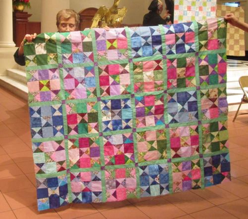 Mary Ferry - Scrappy-Scrappy Quilt Top
