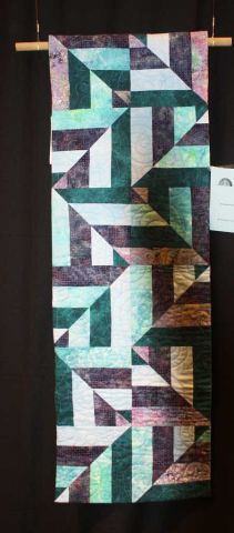 Peggy McGeary - "Kozmic Blues...and Greens" - Small Pieced Quilts