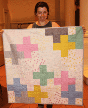 Ivete Tecedor-Plus Baby Quilt-From book by Lotta Jansdotter Stella